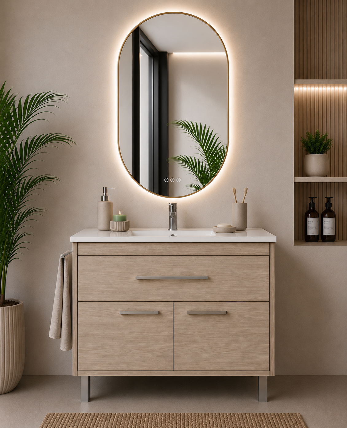 Mobilier de baie BAHIA cu lavoar