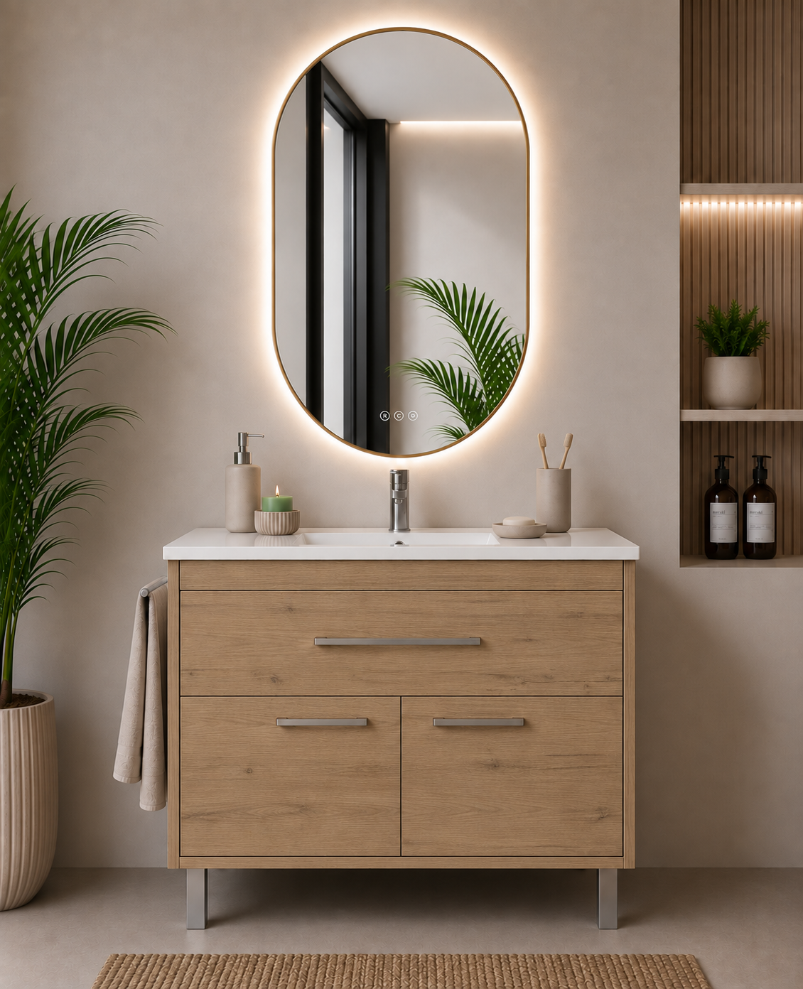 Mobilier de baie BAHIA cu lavoar