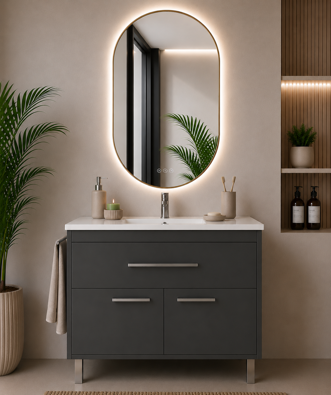 Mobilier de baie BAHIA cu lavoar