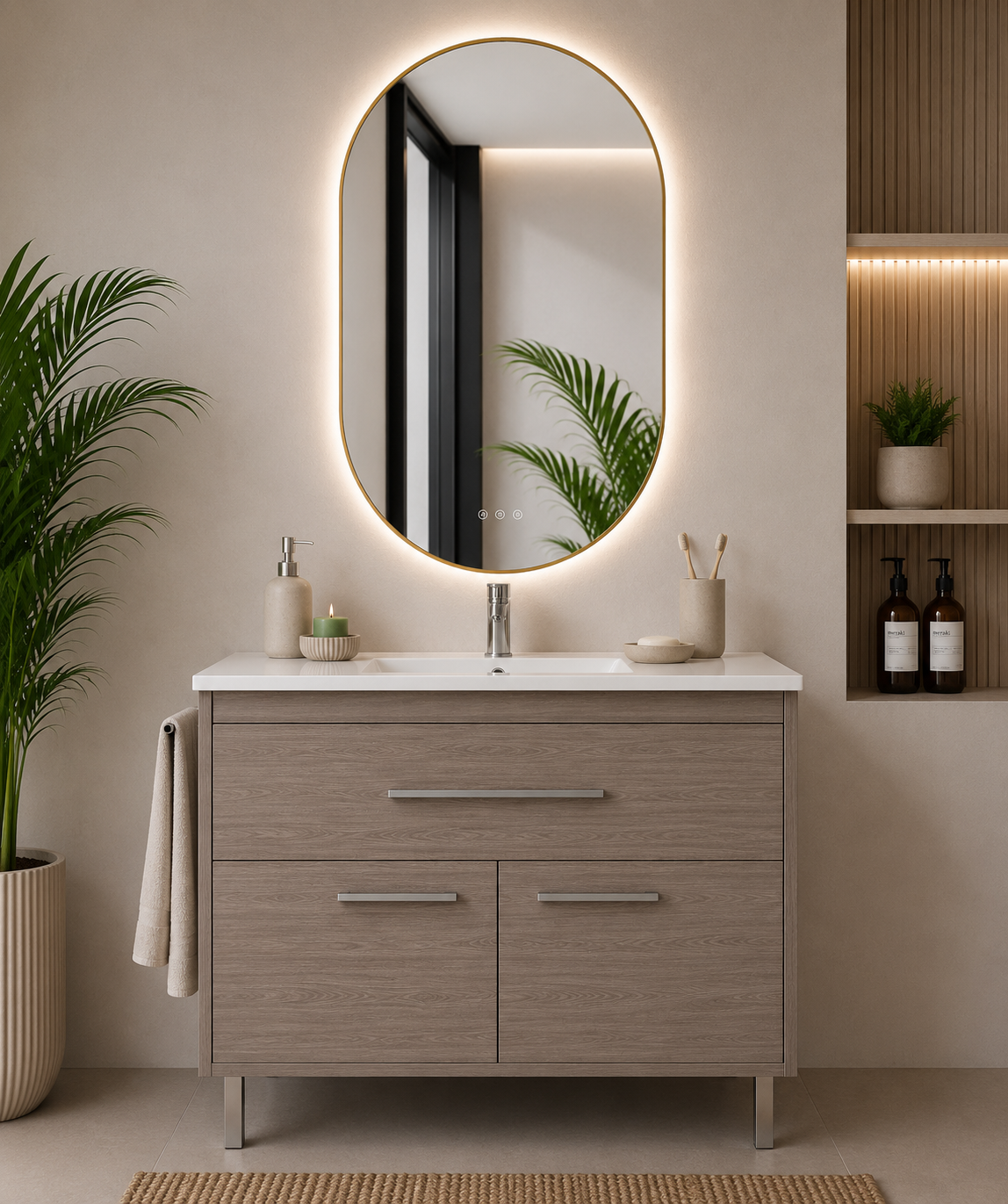 Mobilier de baie BAHIA cu lavoar