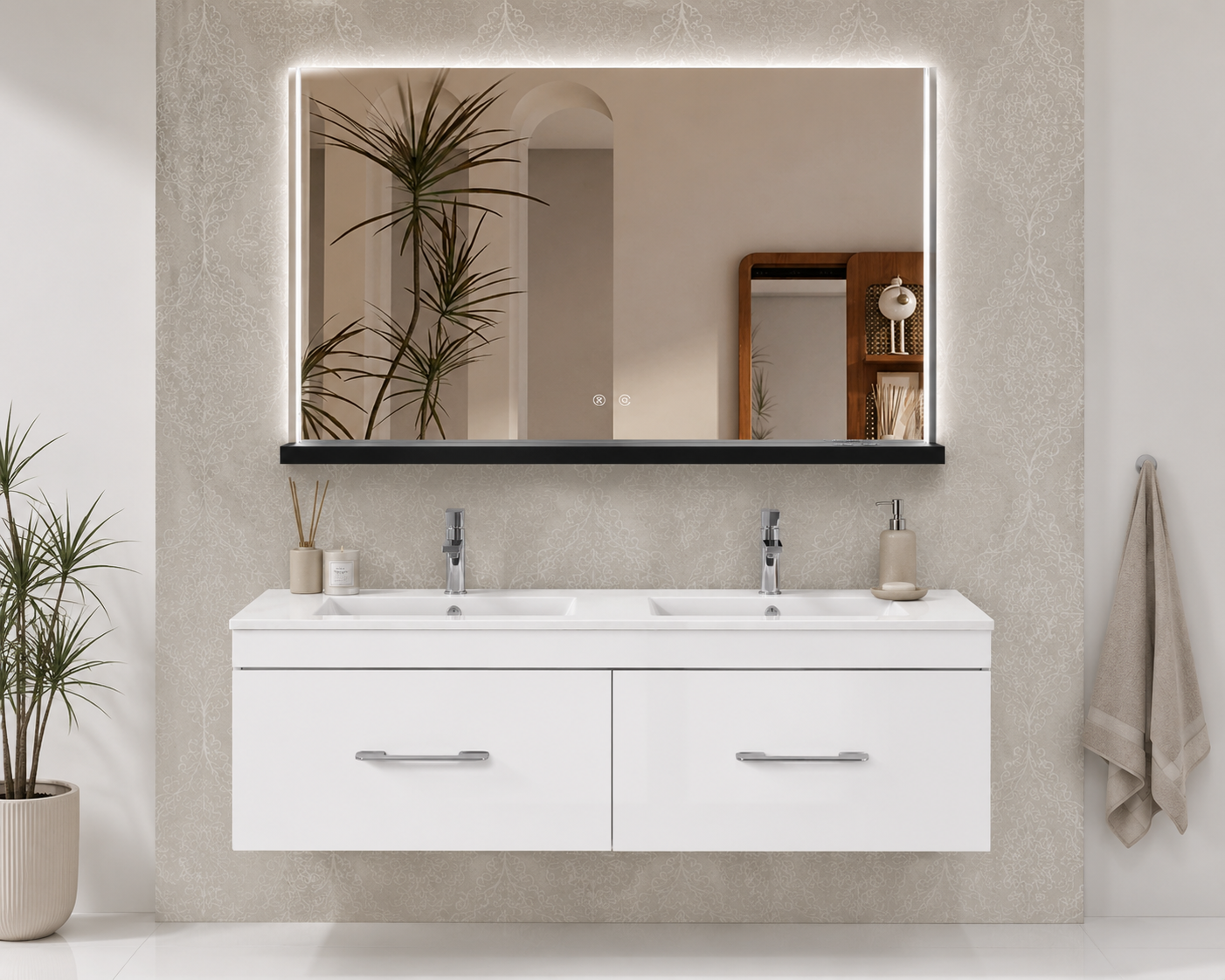 Mobilier de baie FLORENCIA cu lavoar