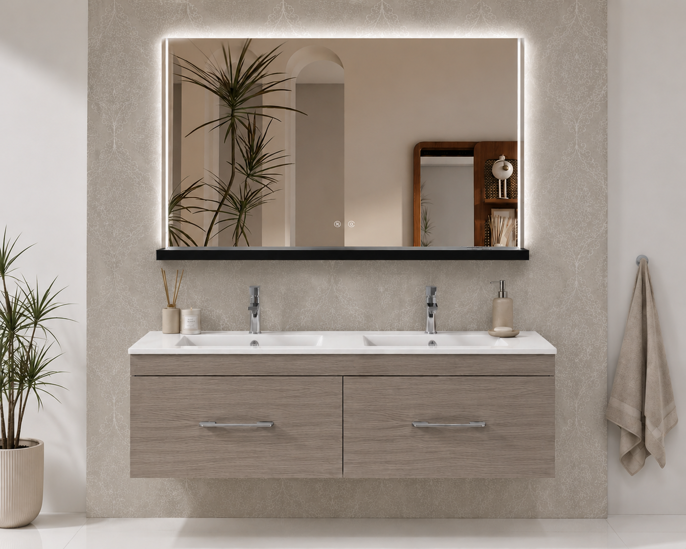 Mobilier de baie FLORENCIA cu lavoar