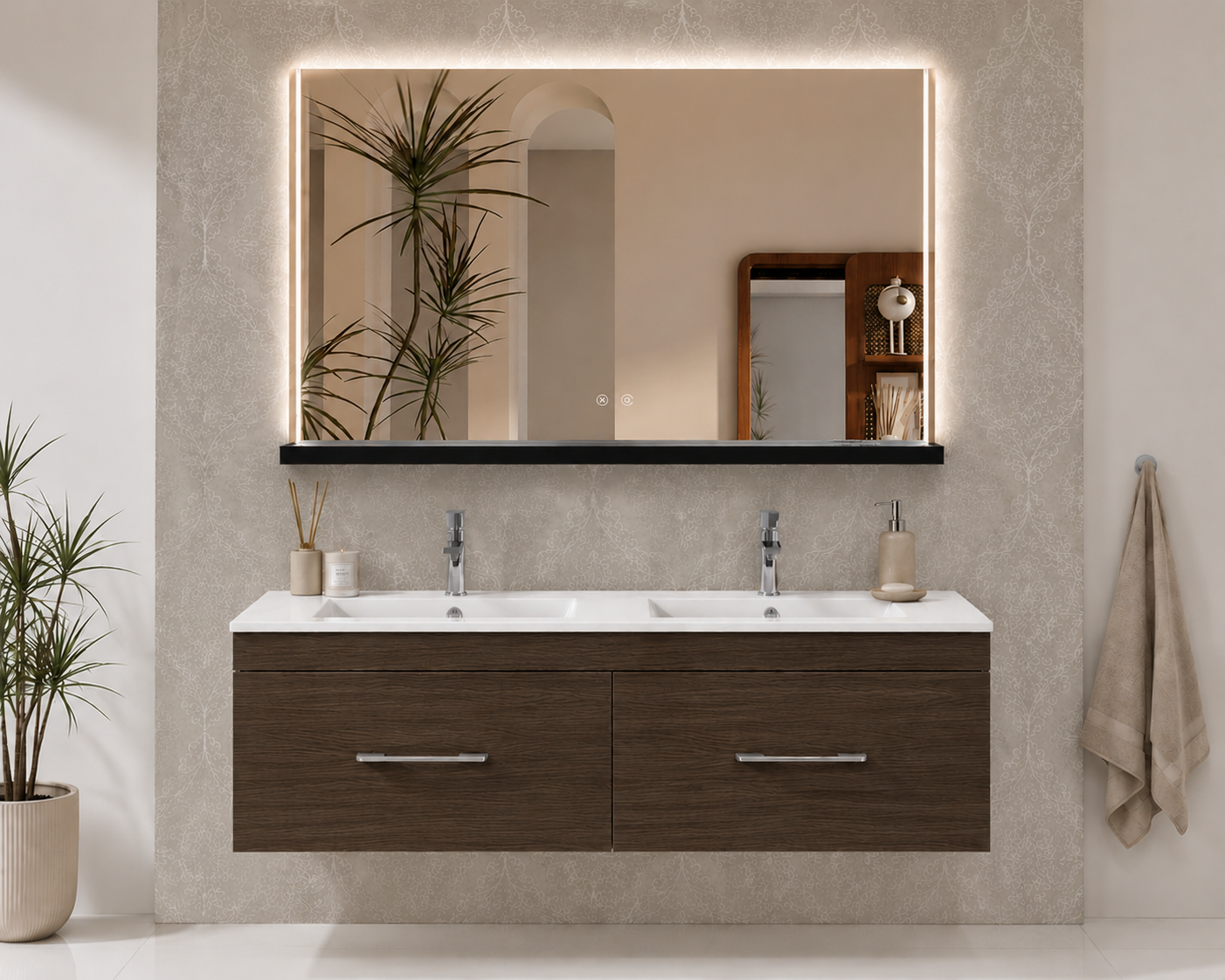 Mobilier de baie FLORENCIA cu lavoar
