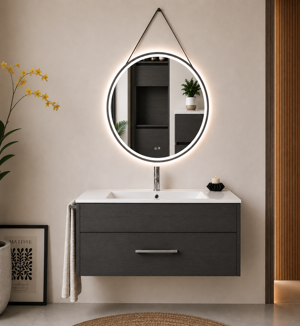 Mobilier de baie FLORENCIA cu lavoar