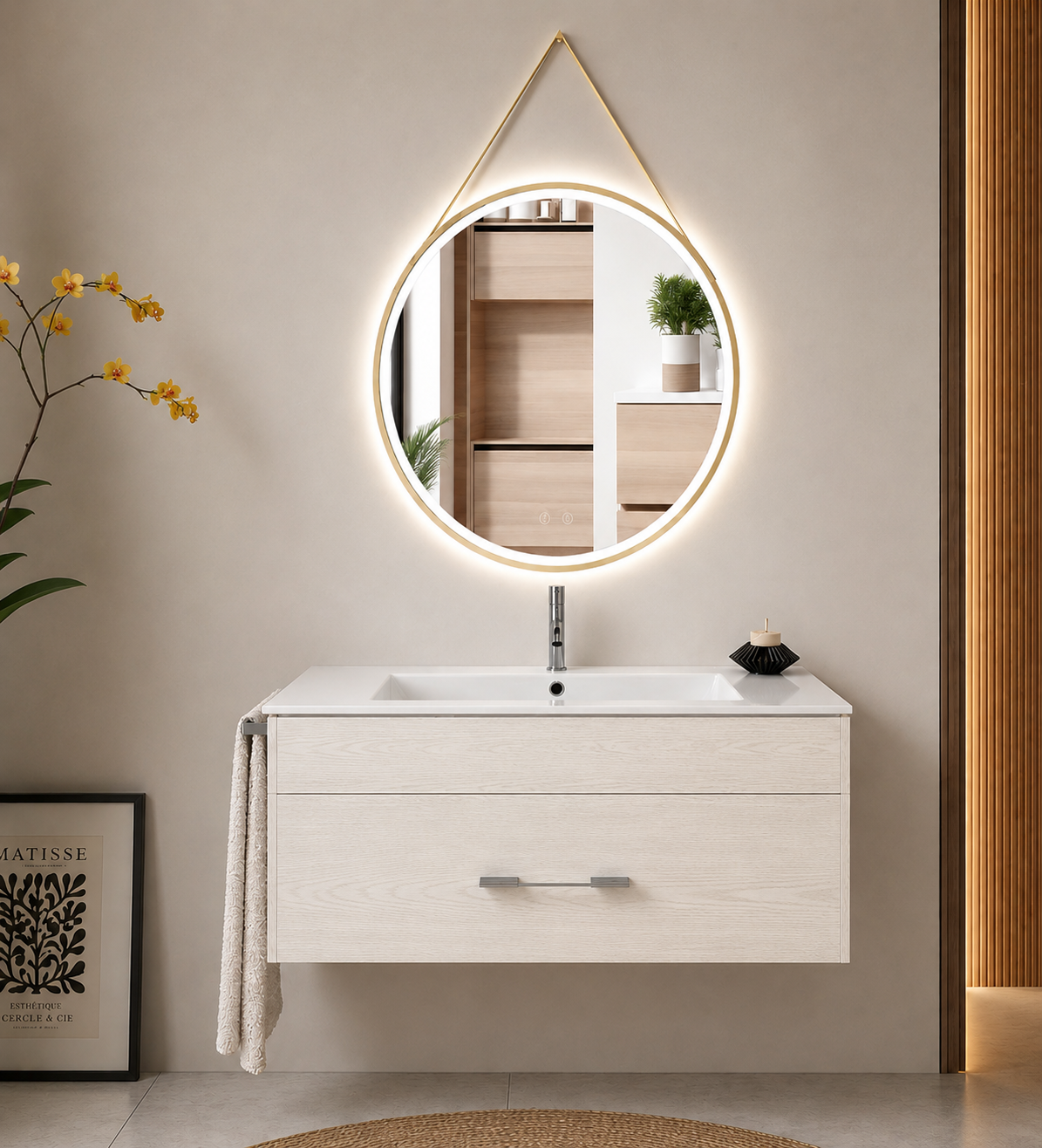 Mobilier de baie FLORENCIA cu lavoar