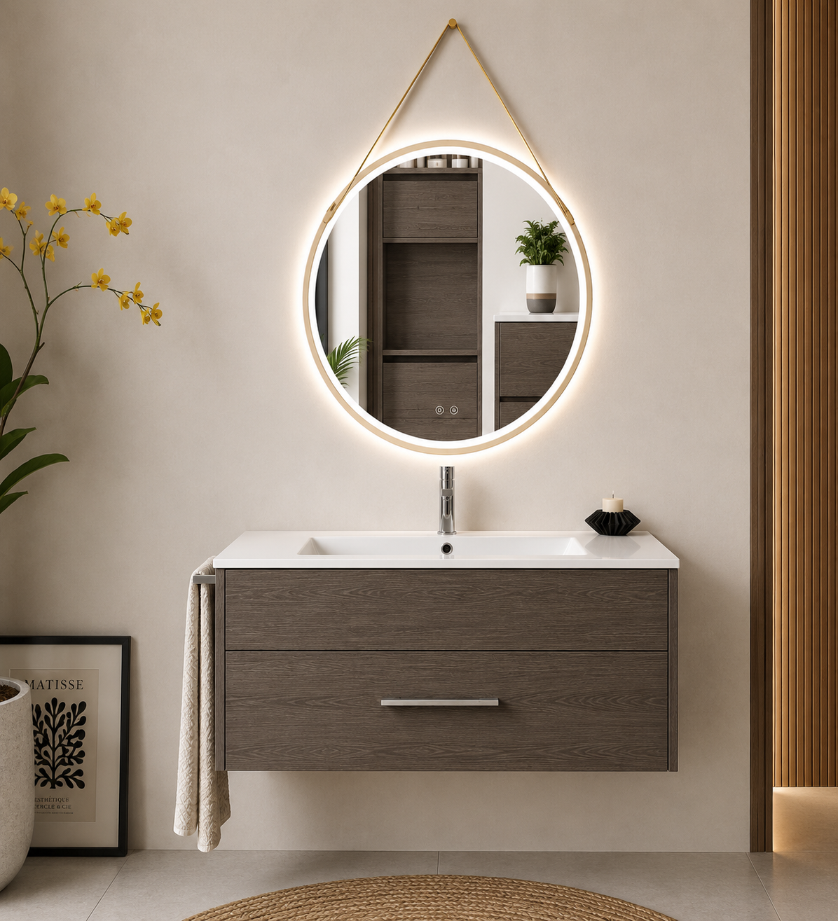 Mobilier de baie FLORENCIA cu lavoar