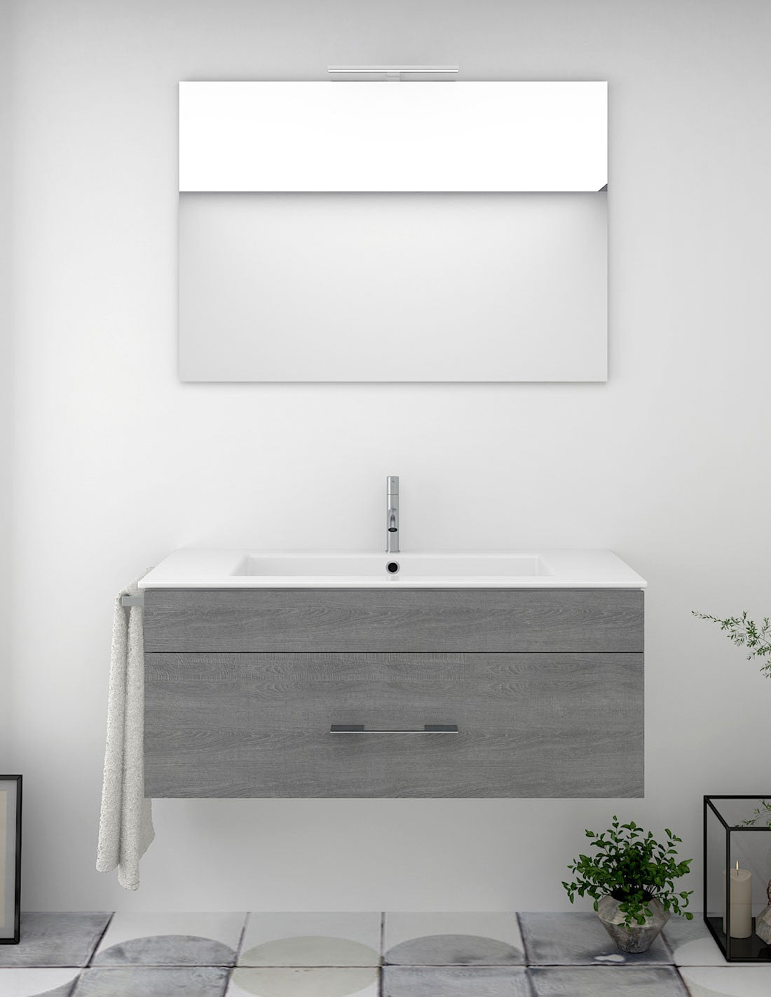 Mobilier de baie FLORENCIA cu lavoar