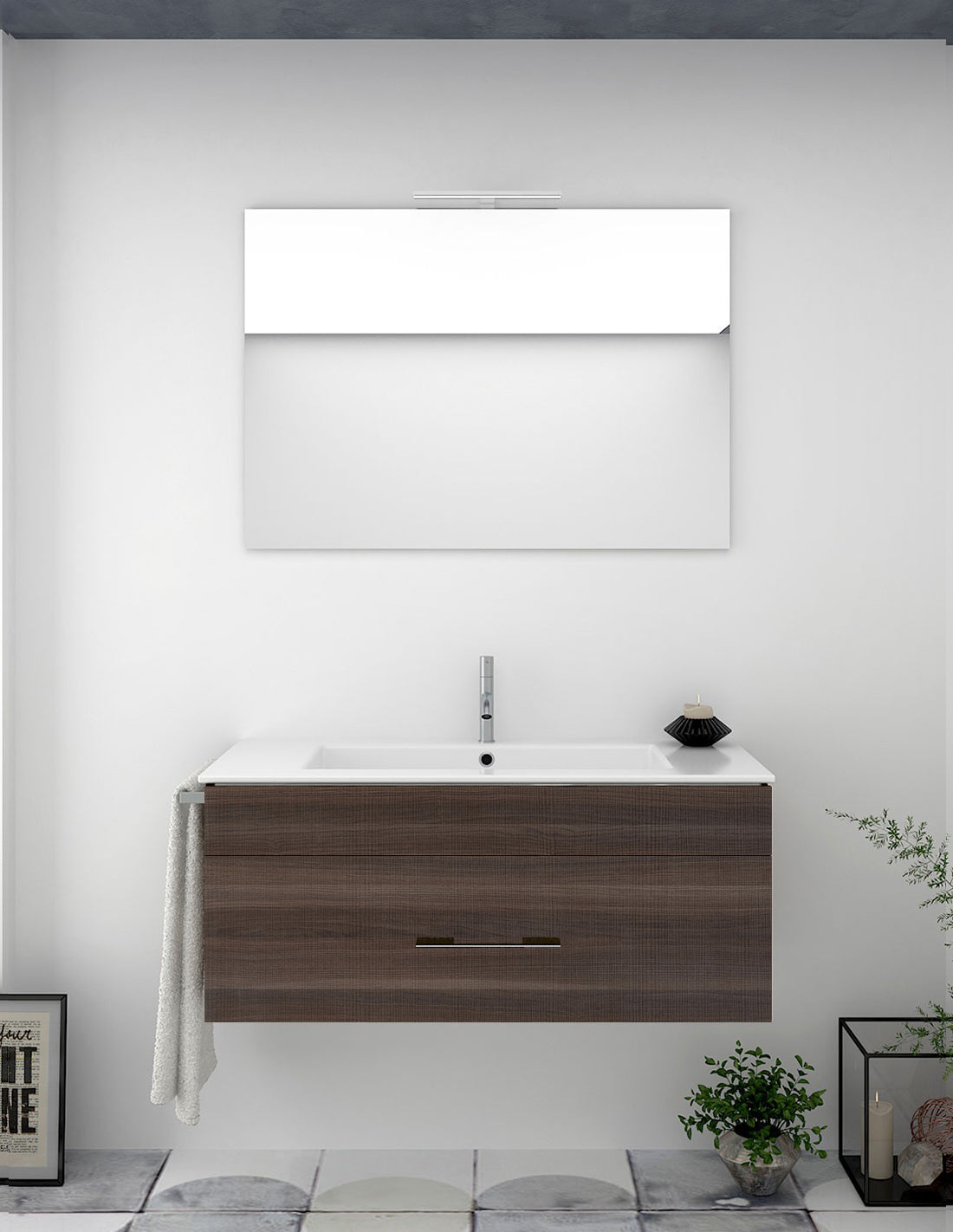 Mobilier de baie FLORENCIA cu lavoar