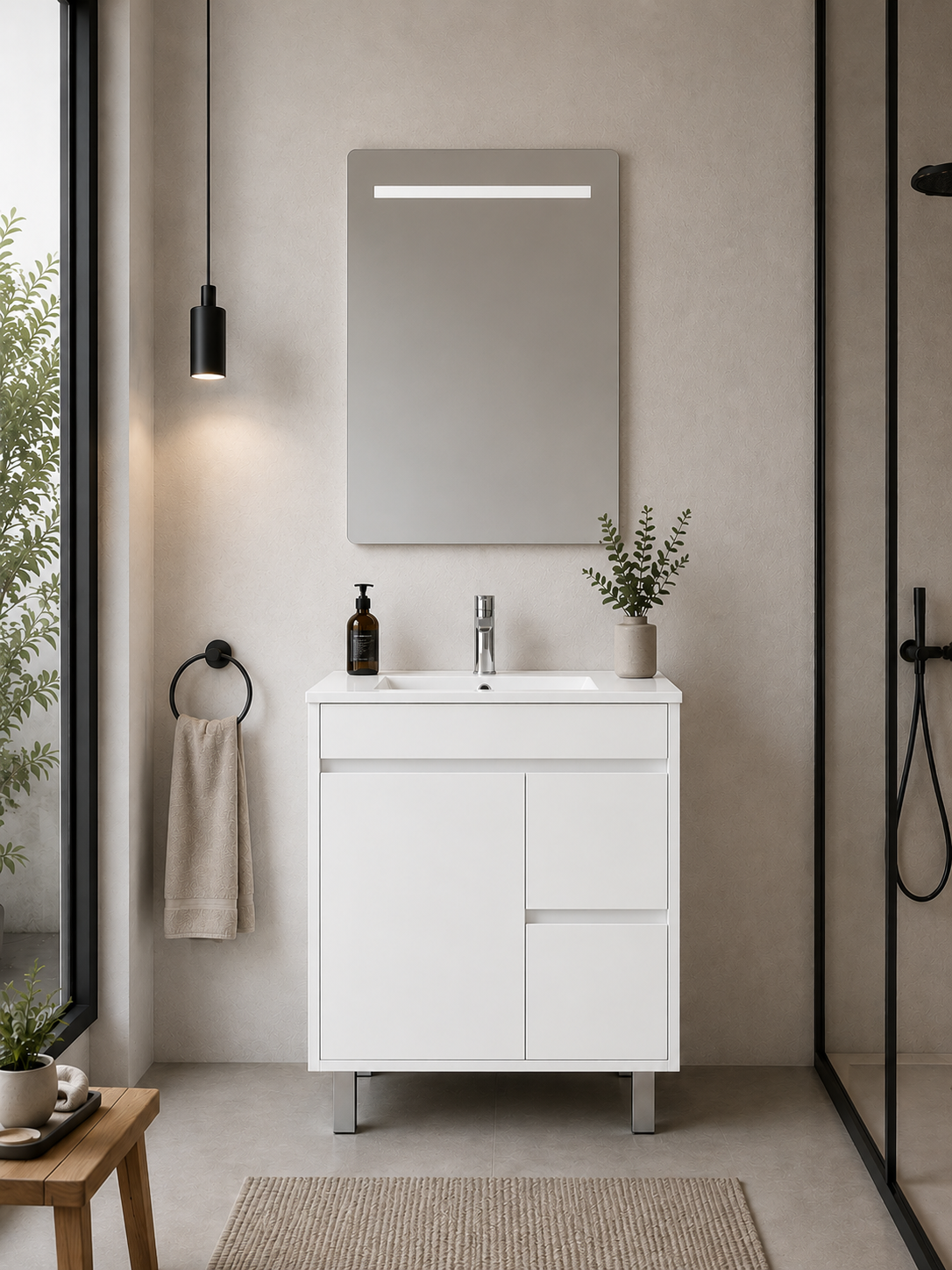 Mobilier de baie ISQUIA cu lavoar