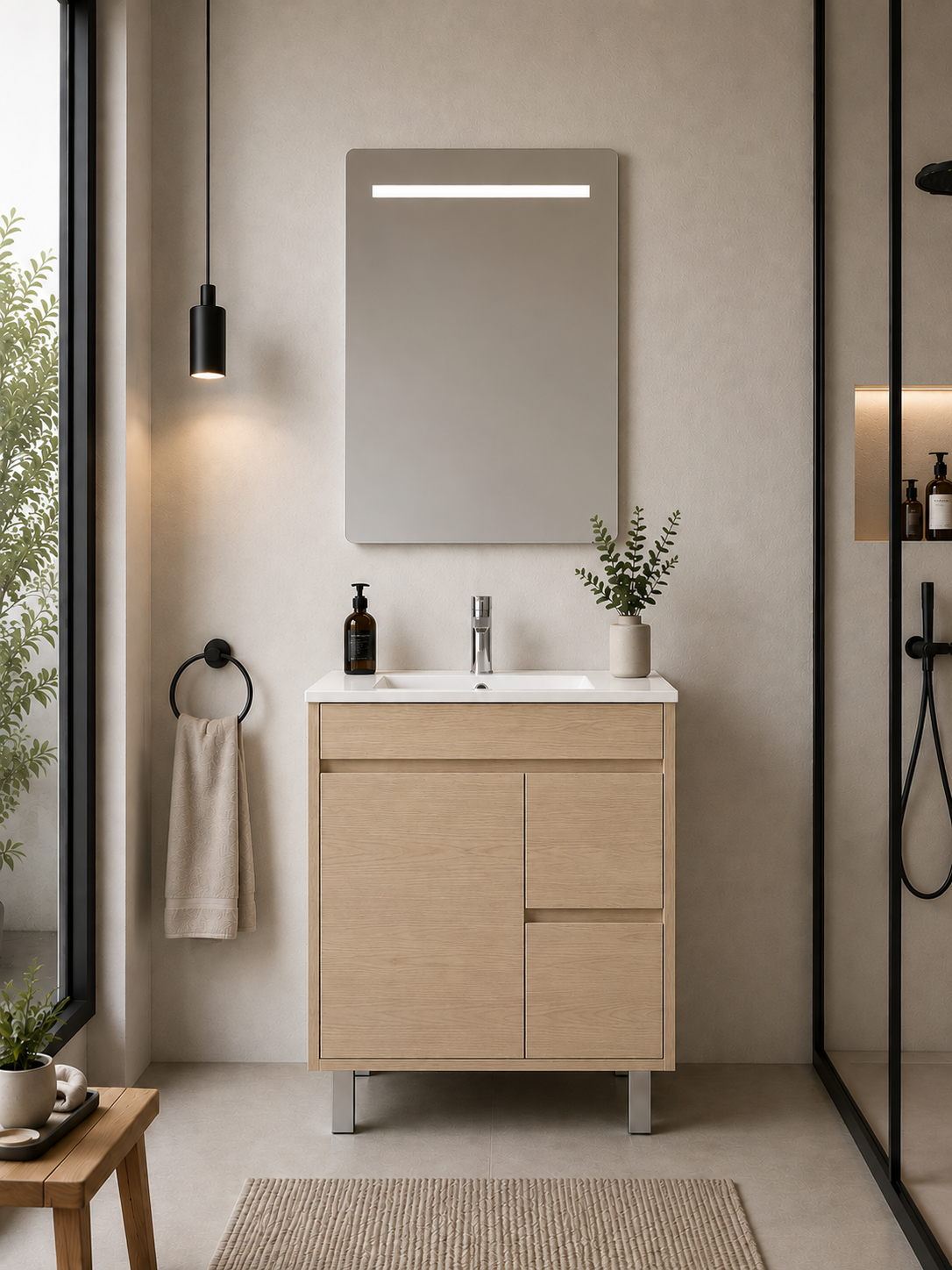 Mobilier de baie ISQUIA cu lavoar