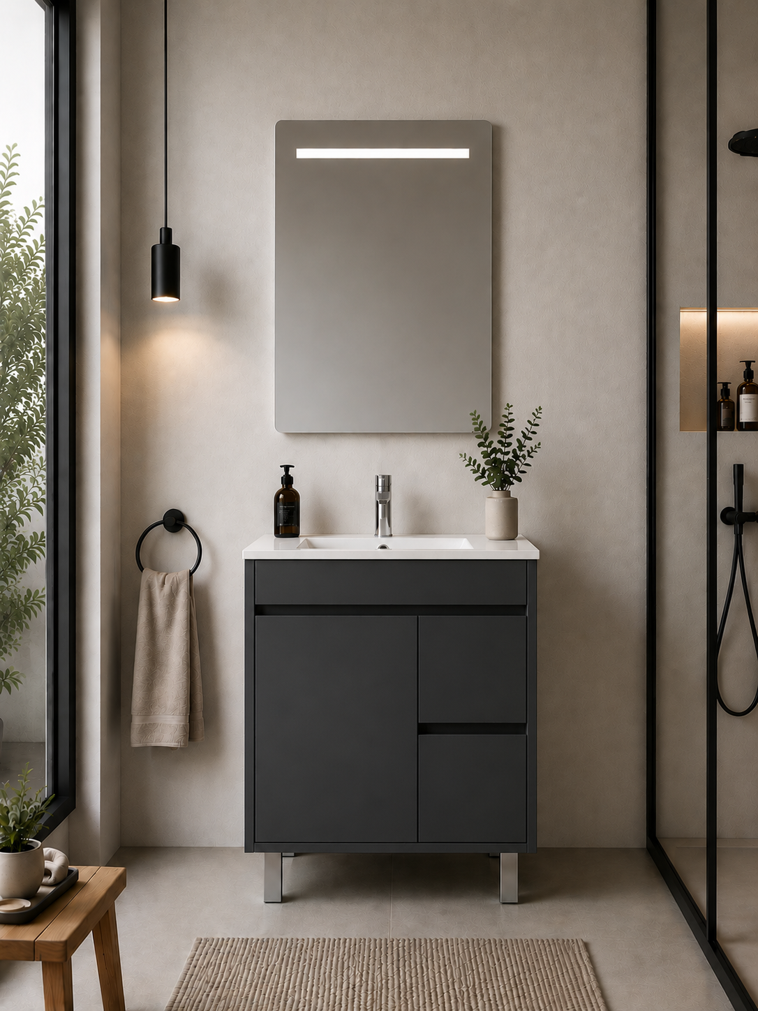 Mobilier de baie ISQUIA cu lavoar