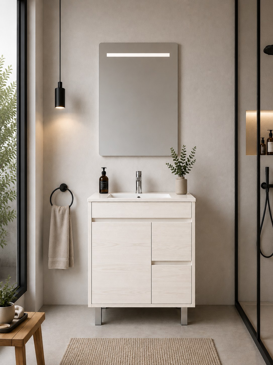 Mobilier de baie ISQUIA cu lavoar