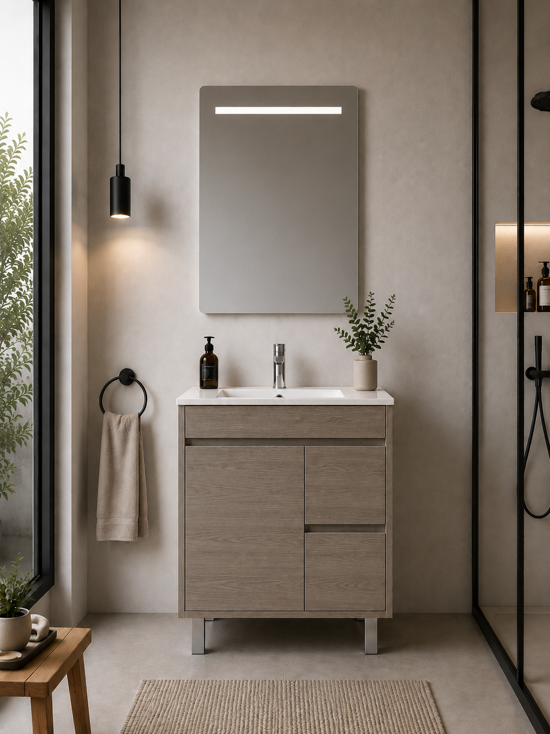Mobilier de baie ISQUIA cu lavoar