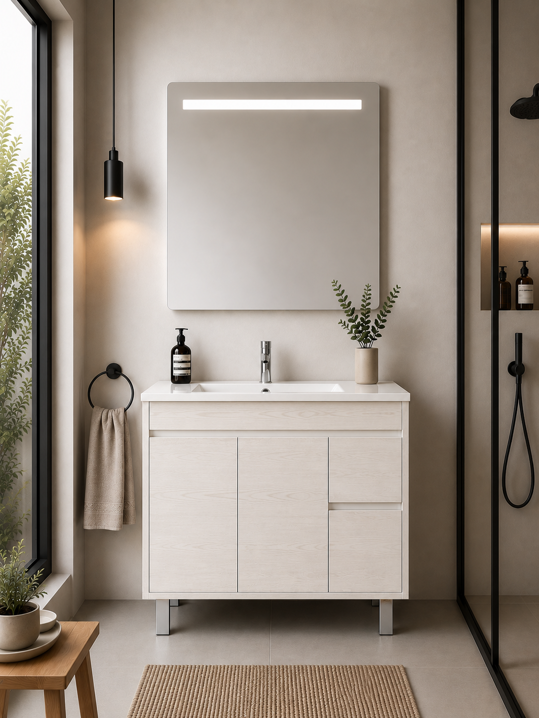 Mobilier de baie ISQUIA cu lavoar