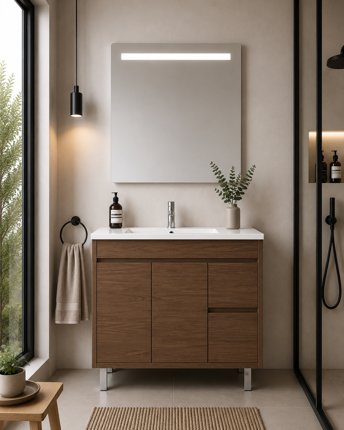 Mobilier de baie ISQUIA cu lavoar