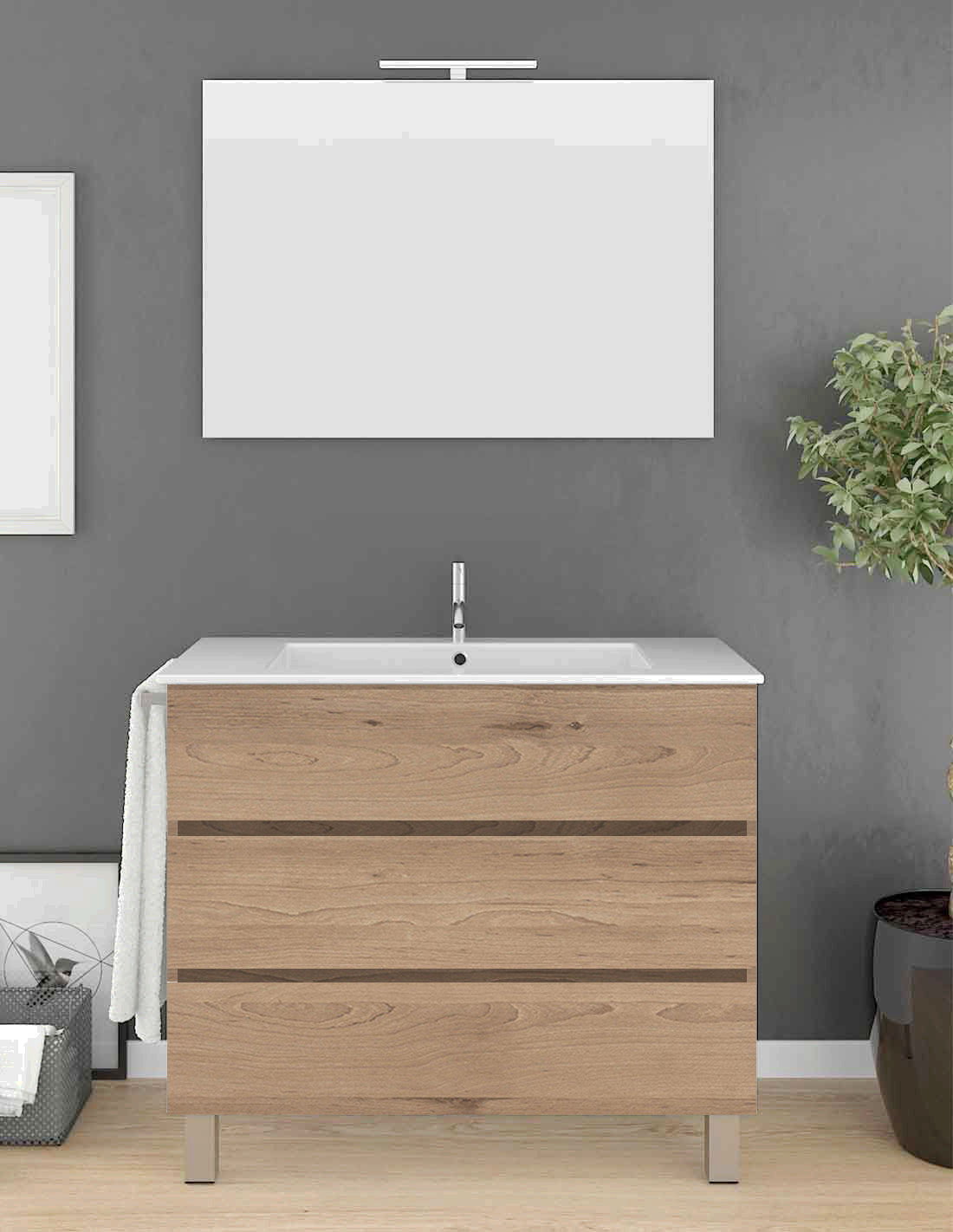Mobilier de baie IMPERIA cu lavoar
