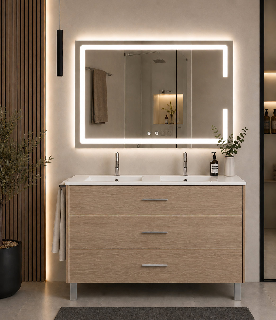 Mobilier de baie RIBERA cu lavoar