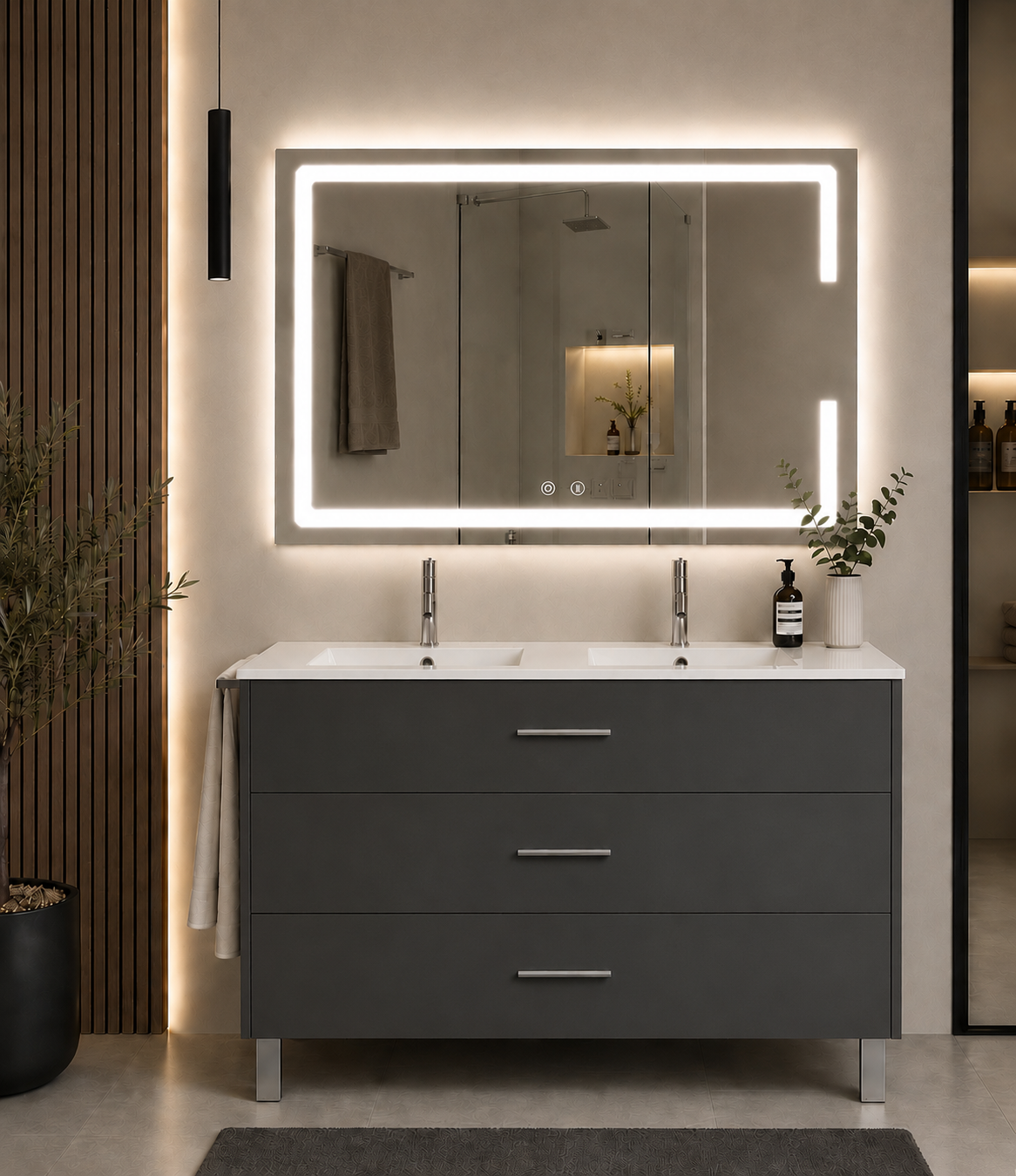 Mobilier de baie RIBERA cu lavoar