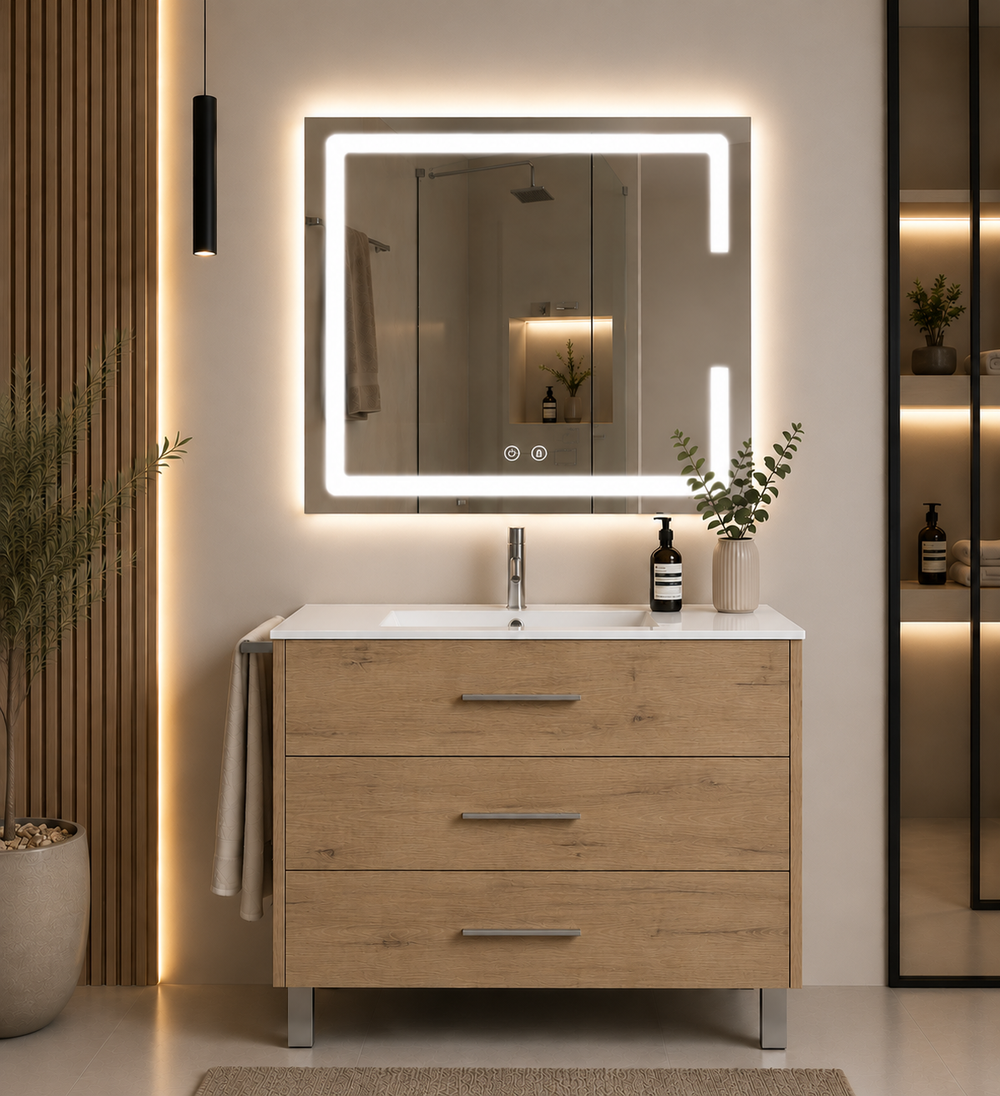 Mobilier de baie RIBERA cu lavoar · Estepa