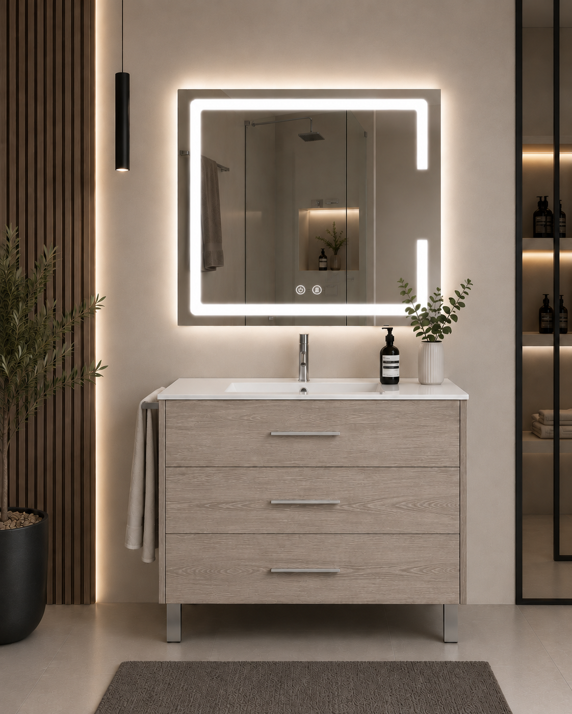 Mobilier de baie RIBERA cu lavoar