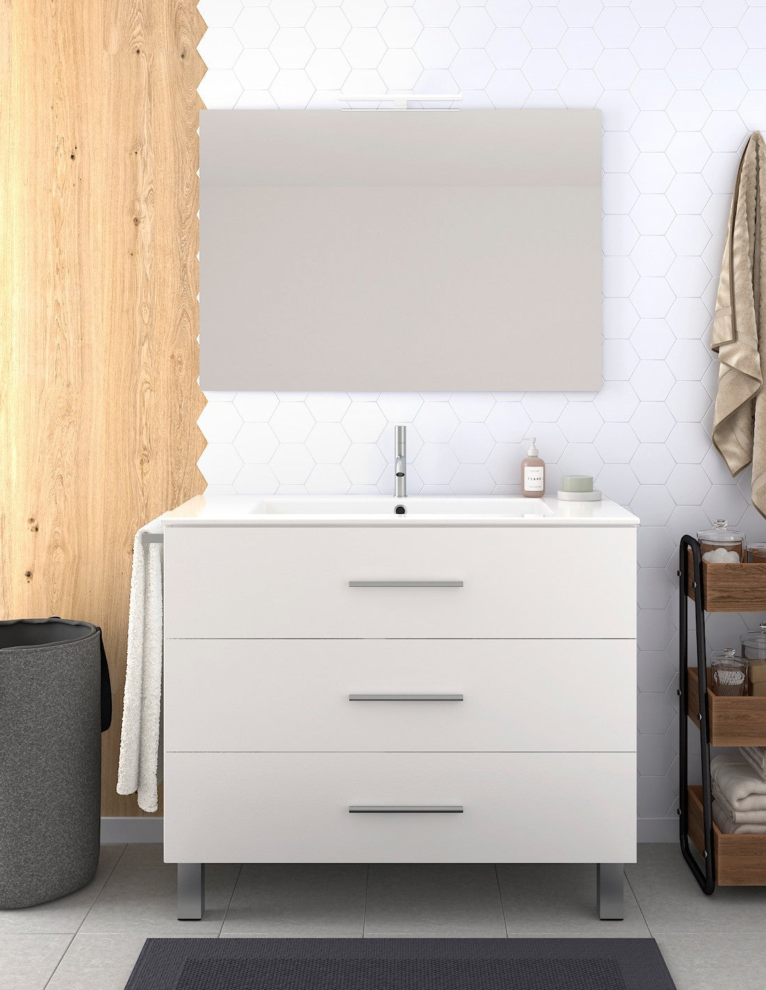 Mobilier de baie RIBERA cu lavoar