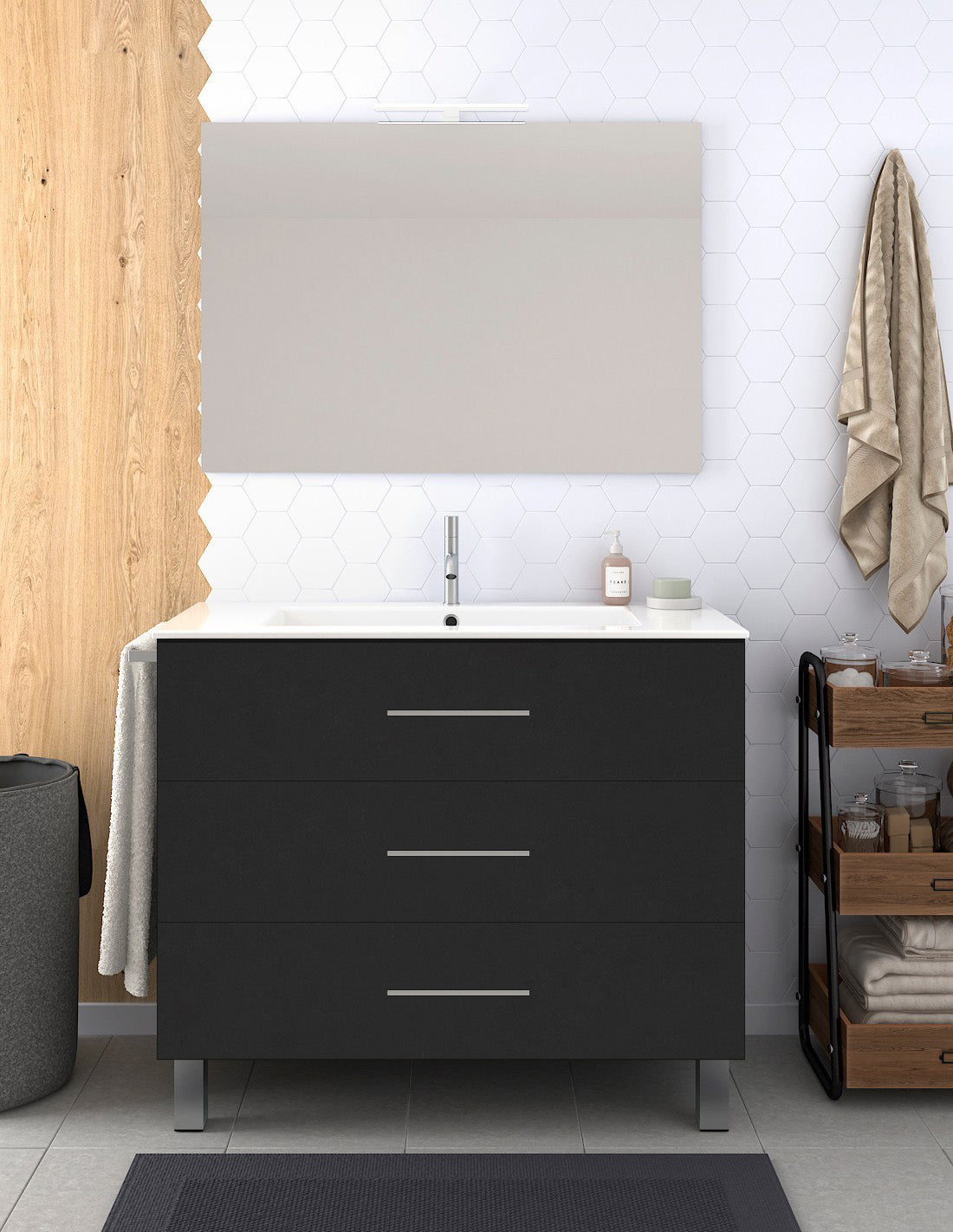 Mobilier de baie RIBERA cu lavoar
