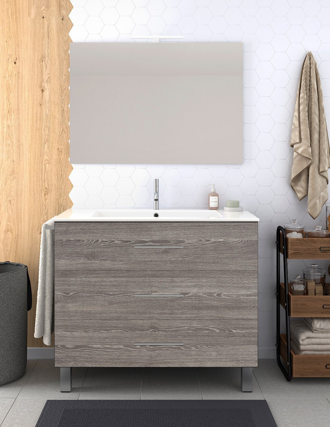 Mobilier de baie RIBERA cu lavoar