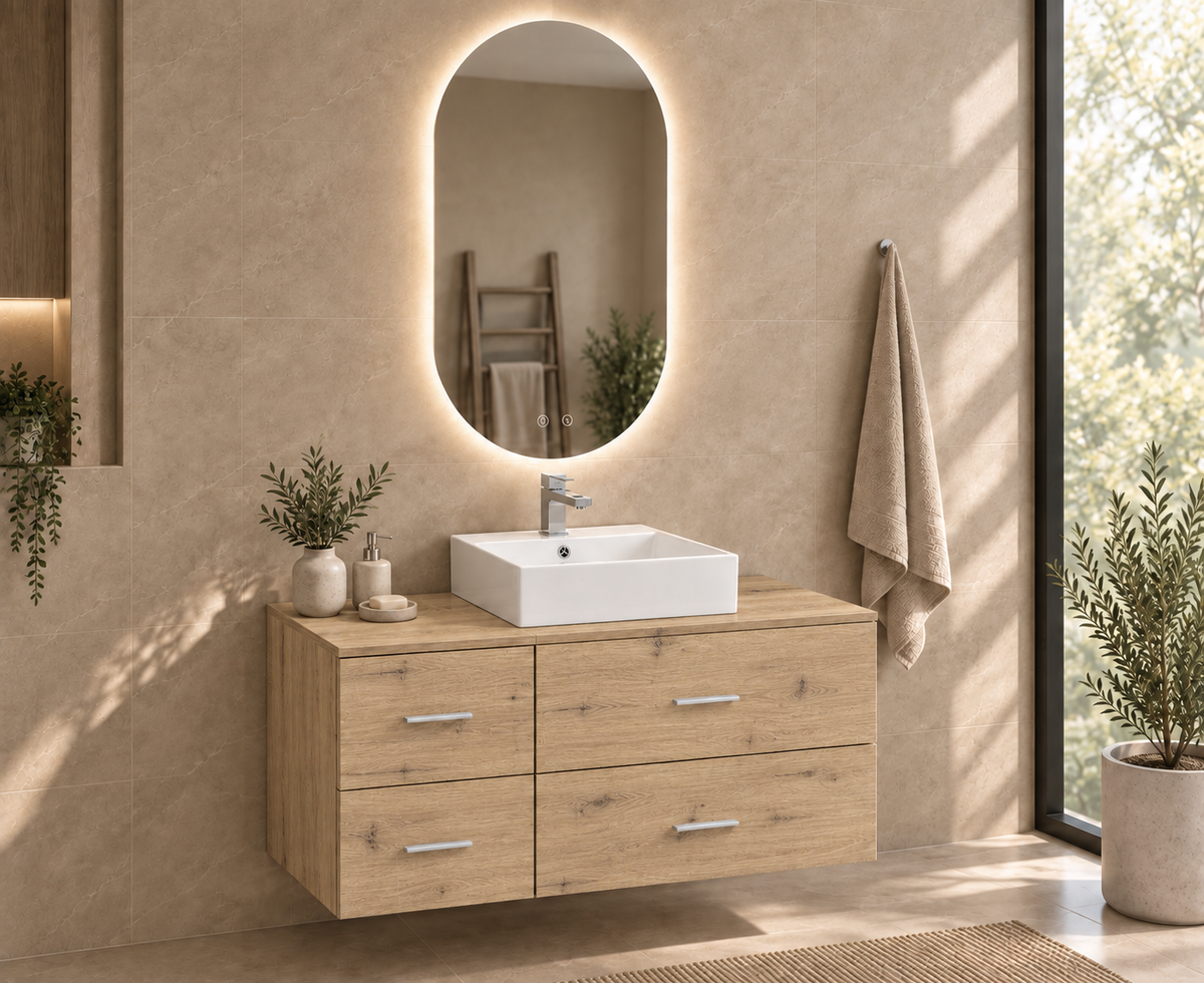 Mueble de baño PAROS en Estepa con lavabo Libra